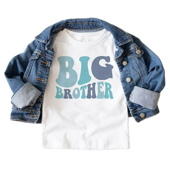 Groovy Big Brother Toddler Shirt Retro New Big Bro Kid'S Clothing Boho Toddler & Youth Tee TODDLER SHORT SLEEVE TEE BELLA CANVAS 3001T