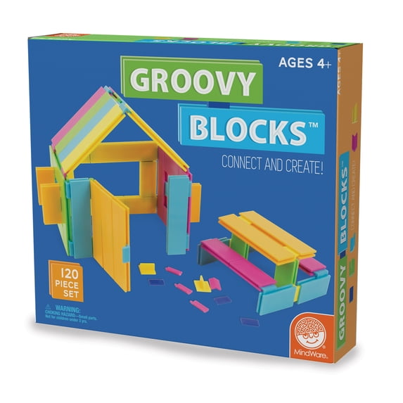 Groovy Blocks Building Set (170 pc Deluxe set) by MindWare