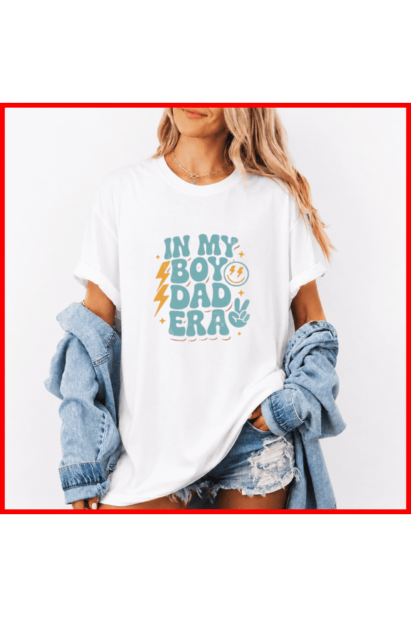 Groovy Boy Dad Era Father Day Funny Graphic Retro Style Unisex T-Shirt, up to size 5XL