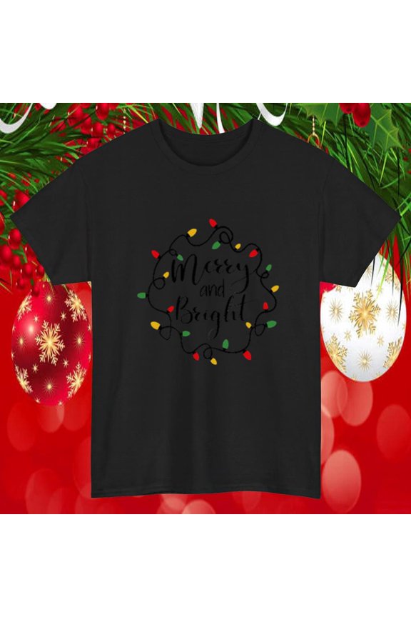 Groovy Christmas Van With Christmas Tree Retro Art Unisex T-Shirt, up to size 5XL
