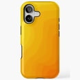 thumbnail image 1 of Groovy Colorful Retro Abstract Line Art Orange iPhone Case 17 through 11 Pro Max, 1 of 2