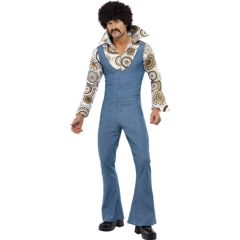 Groovy Dancer Costume Blue Adult Groovy Dancer Costume Blue Adult