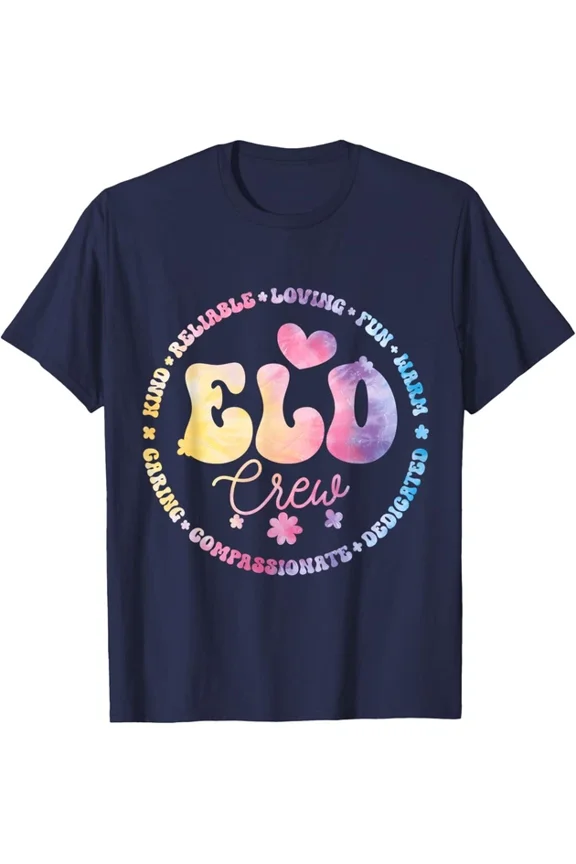 Groovy Eld Crew English Language Development Teacher T-Shirt, Unisex T-Shirt