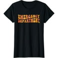 thumbnail image 1 of Groovy Emergency Nurse ED Nurse ER Emergency Department T-Shirt, 1 of 3