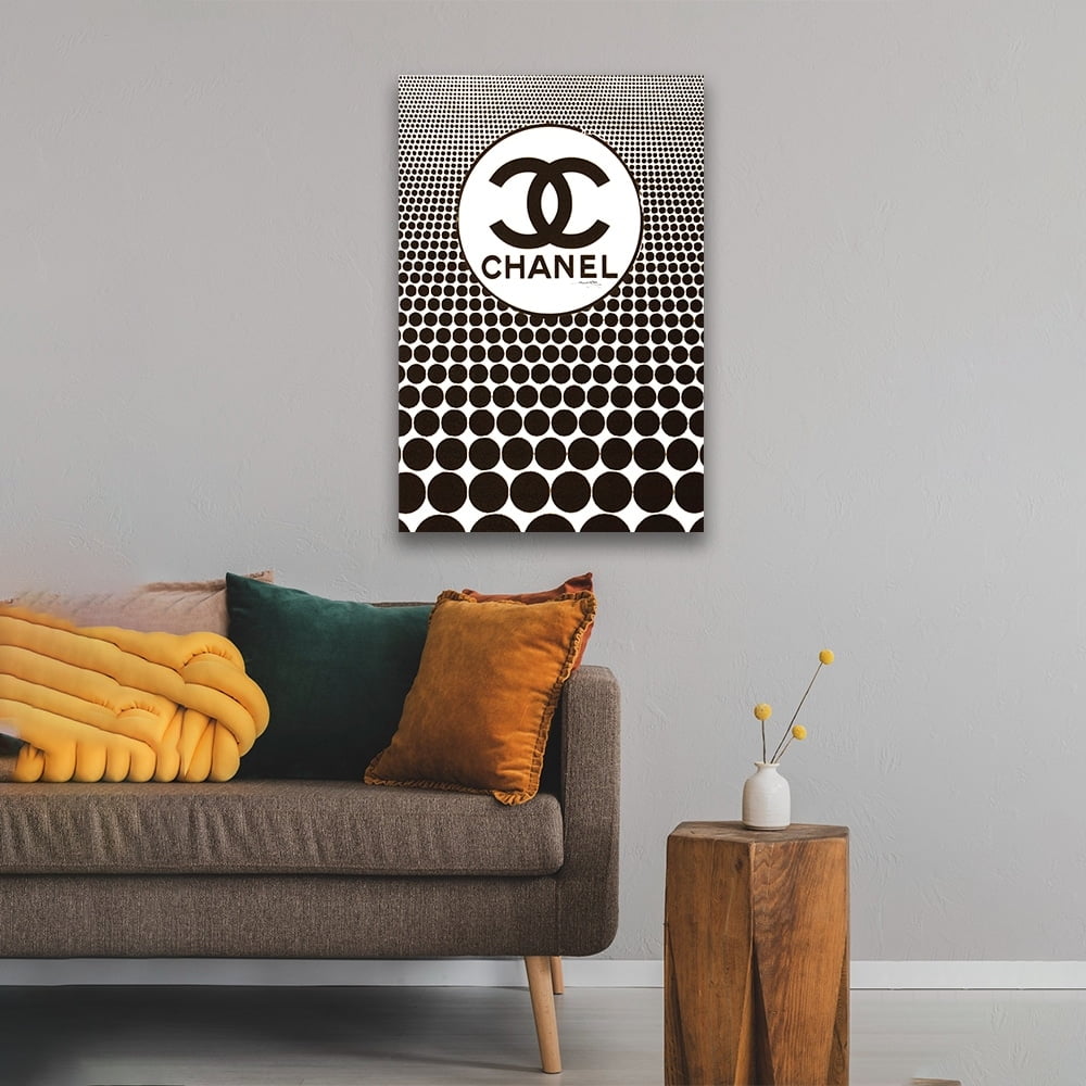 Groovy Fashion Dots Canvas Design - 14"X14" Artwork - Multi-Color 16 x 20