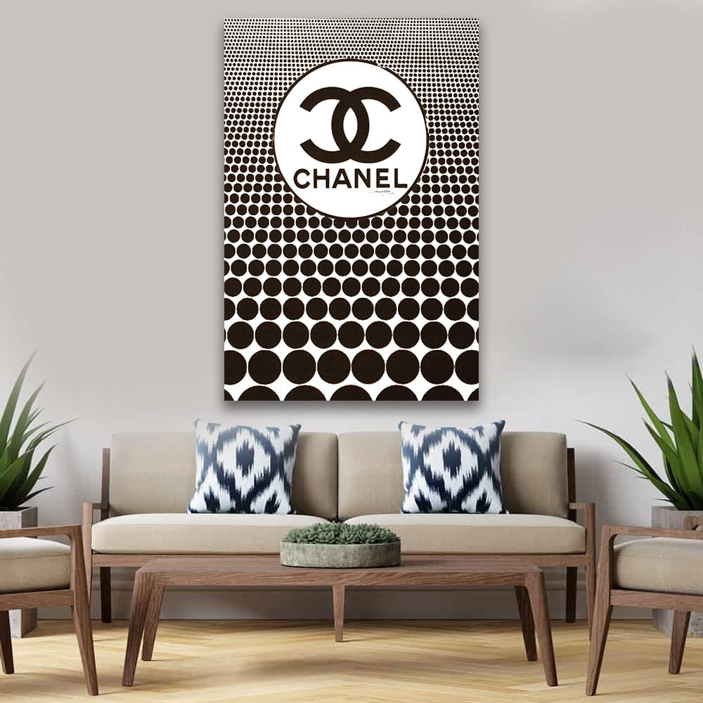 Groovy Fashion Dots Canvas Design - 14"X14" Artwork - Multi-Color 20 x 30