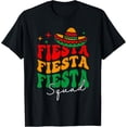 thumbnail image 1 of Groovy Fiesta Squad Cinco De Mayo Mexican Fiesta 5 De Mayo T-Shirt men and women can wear, black, white, gifts, 1 of 4