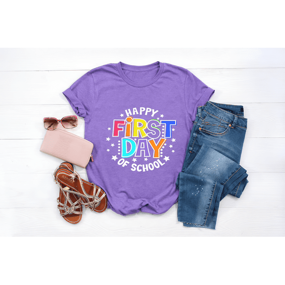 Groovy First Day of School Vintage T-Shirt, Gift for Back To School