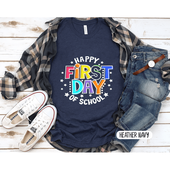 Groovy First Day of School Vintage T-Shirt, Gift for Back To School