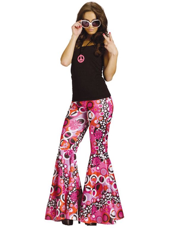 Groovy Flower Power Bell Bottoms