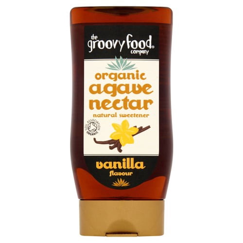 Groovy Food Vanilla Agave Nectar Organic 250g, British Import (Pack of 2)