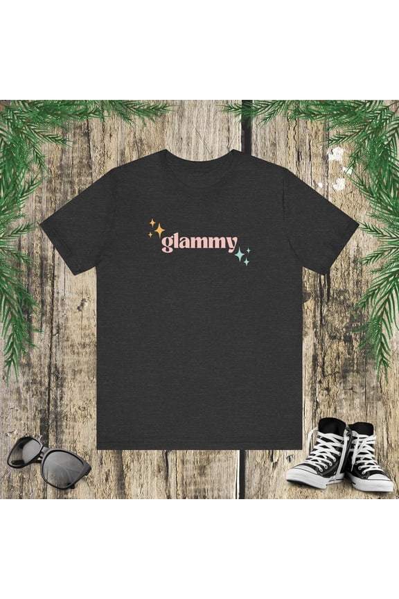 Groovy Glammy cute grandma glamorous grandmother Unisex T-shirt