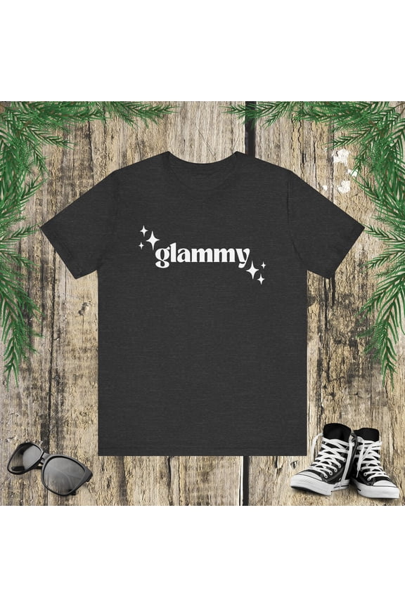 Groovy Glammy glamorous grandma cute grandmother cool granny Unisex T-shirt