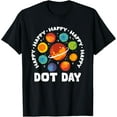 thumbnail image 1 of Groovy Happy Dot Day 2025 Colorful Polka Dot Men Women Kids T-Shirt, 1 of 3