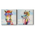 thumbnail image 1 of Groovy Horse and Sky - Premium Gallery Wrapped Canvas - Ready to Hang Set of 2 - 24 x 24 Each, 1 of 1