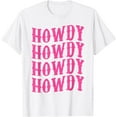 thumbnail image 1 of Groovy Howdy Rodeo Western Country Southern Cowgirl T-Shirt, 1 of 3