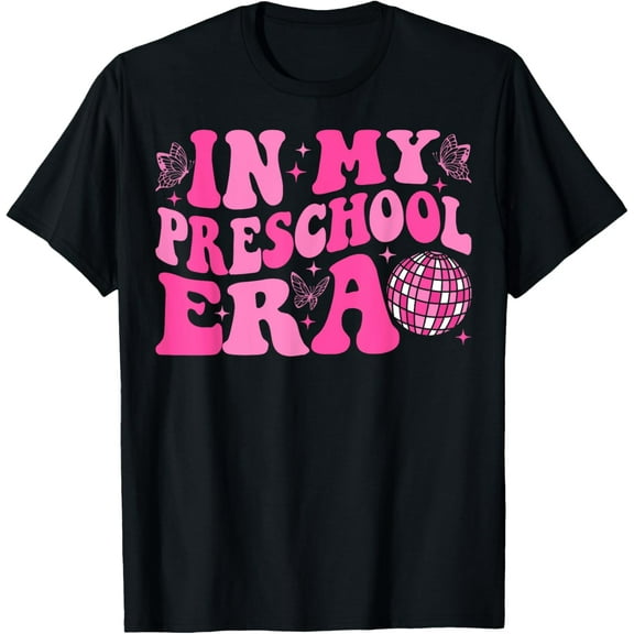 Groovy In My Preschool Era Back To School Teacher T-Shirt