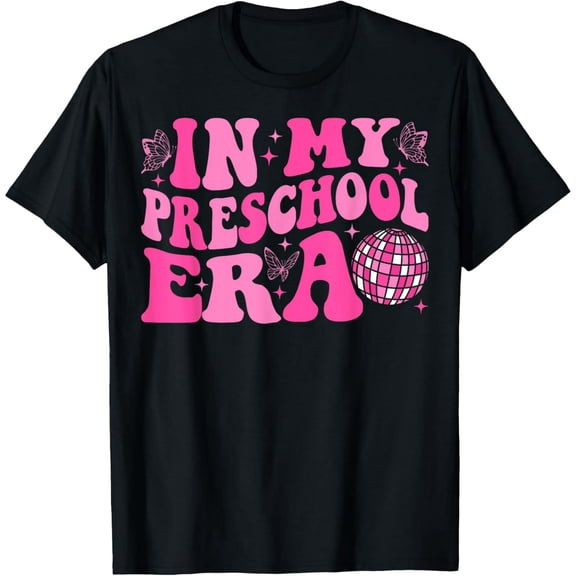 Groovy In My Preschool Era Back To School Teacher T-Shirt
