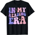 thumbnail image 1 of Groovy In My Reading Era Book Lovers Funny Book Reader Funny Creative Graphic T-Shirt, 1 of 3