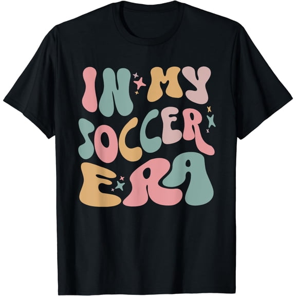 Groovy In My Soccer Era Kids T-Shirt