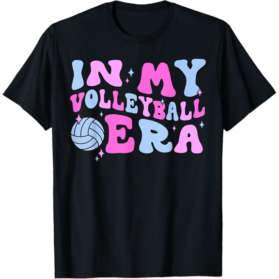 Groovy In My Volleyball Era T-Shirt