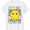 thumbnail image 1 of Groovy It'S My Birthday Girls Women Teens Kid Bday Flower T-Shirt Unisex S-5XL Hot Trending Shirt, Vintage Birthday Gift, 1 of 2