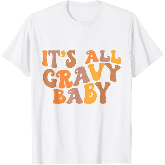 Groovy It's All Gravy Baby Thanksgiving Costume T-Shirt