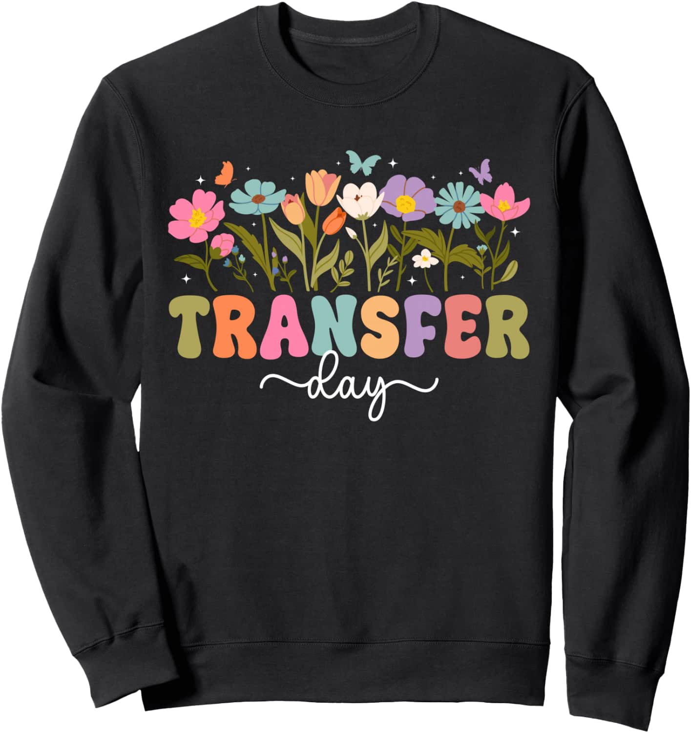 Groovy Ivf Transfer Day Couple Embryo Sweatshirt - Walmart.com