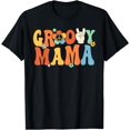 thumbnail image 1 of Groovy Mama Retro Mom Matching Family 1st Birthday Party T-Shirt, 1 of 3