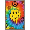 thumbnail image 1 of Groovy Melting Smile Face Wall Poster, 14.725" x 22.375" Framed, 1 of 5
