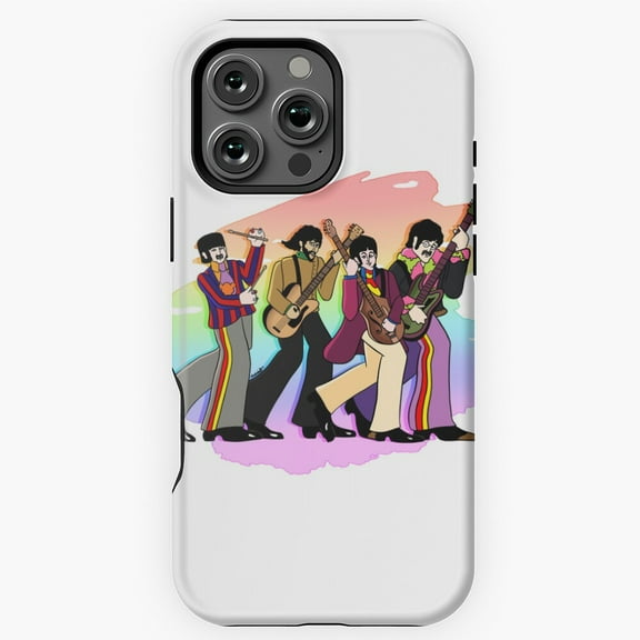 Groovy Musicians The Beatles Retro Phone Case for iPhone 16 15 14 13 12 11 Pro Max