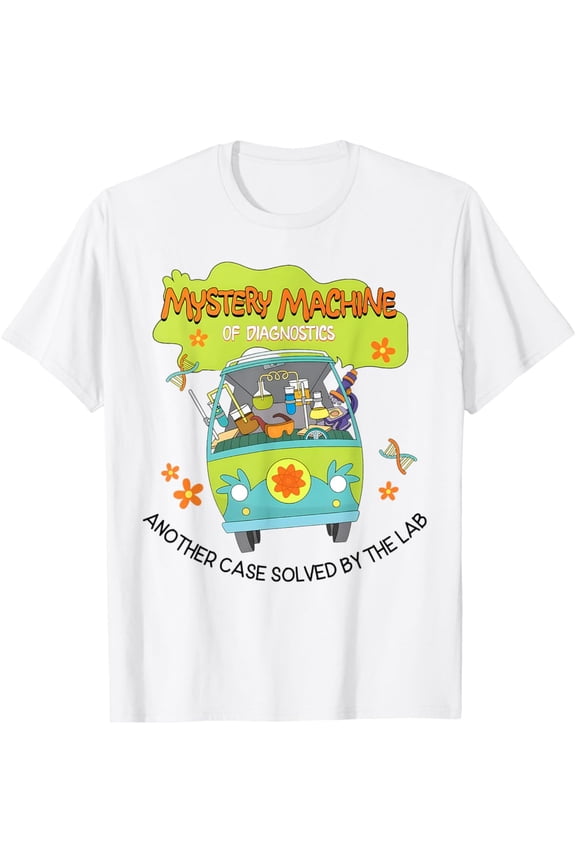 Groovy Mystery Machine Of Diagnostics Lab Tech Lab Week 2026 T-Shirt
