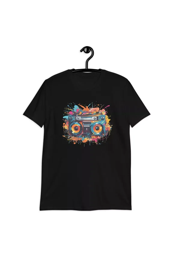 Groovy Nostalgia 70s 80s Retro Stereo Illustration Short-Sleeve Unisex T-Shirt | eBay