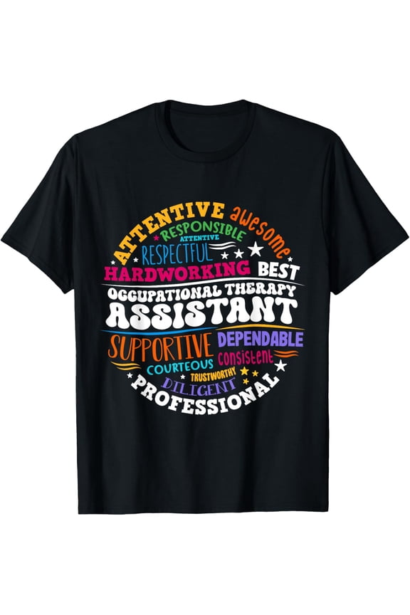 Groovy Occupational Therapy Assistant Pediatric OT OTA T-Shirt