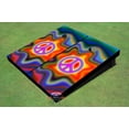 thumbnail image 1 of Groovy Peace Sign Theme Cornhole Boards, 1 of 1