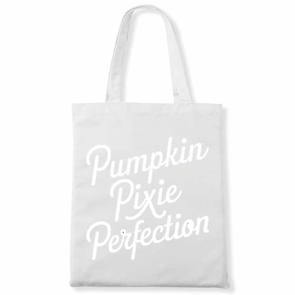 Groovy Pumpkin Pixie Perfection Halloween Teacher Life Retro Vintage Canvas Bag 1Pc
