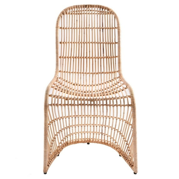 Groovy Rattan Chair, Natural