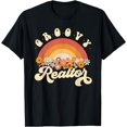 thumbnail image 1 of Groovy Realtor Retro Rainbow Colorful Flowers Design Realtor T-Shirt, 1 of 4