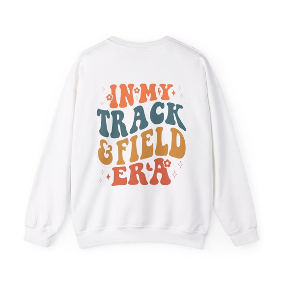 Groovy Retro In My Track and Field Era Unisex Sweatshirt