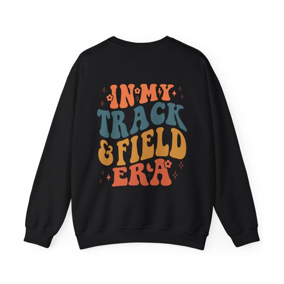 Groovy Retro In My Track and Field Era Unisex Sweatshirt