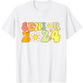 thumbnail image 1 of Groovy Senior 2024 Back To School Graduation Class Of 2024 T-Shirt, 1 of 3