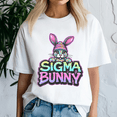 thumbnail image 1 of Groovy Sigma Bunny Rabbit Skibidi Easter Day Alpha Mid Beta Shirt, He is Rizzin,Easter Day Shirt, Happy Easter Day, Bunny Cute Tee,Jesus Easter TShirt, 1 of 5