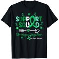 thumbnail image 1 of Groovy Support Squad Green Ribbon Liver Cancer Awareness T-Shirt, 1 of 4