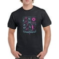 thumbnail image 1 of Groovy Techno Style Art T-Shirt Men -Image by Shutterstock, Male Large, 1 of 4