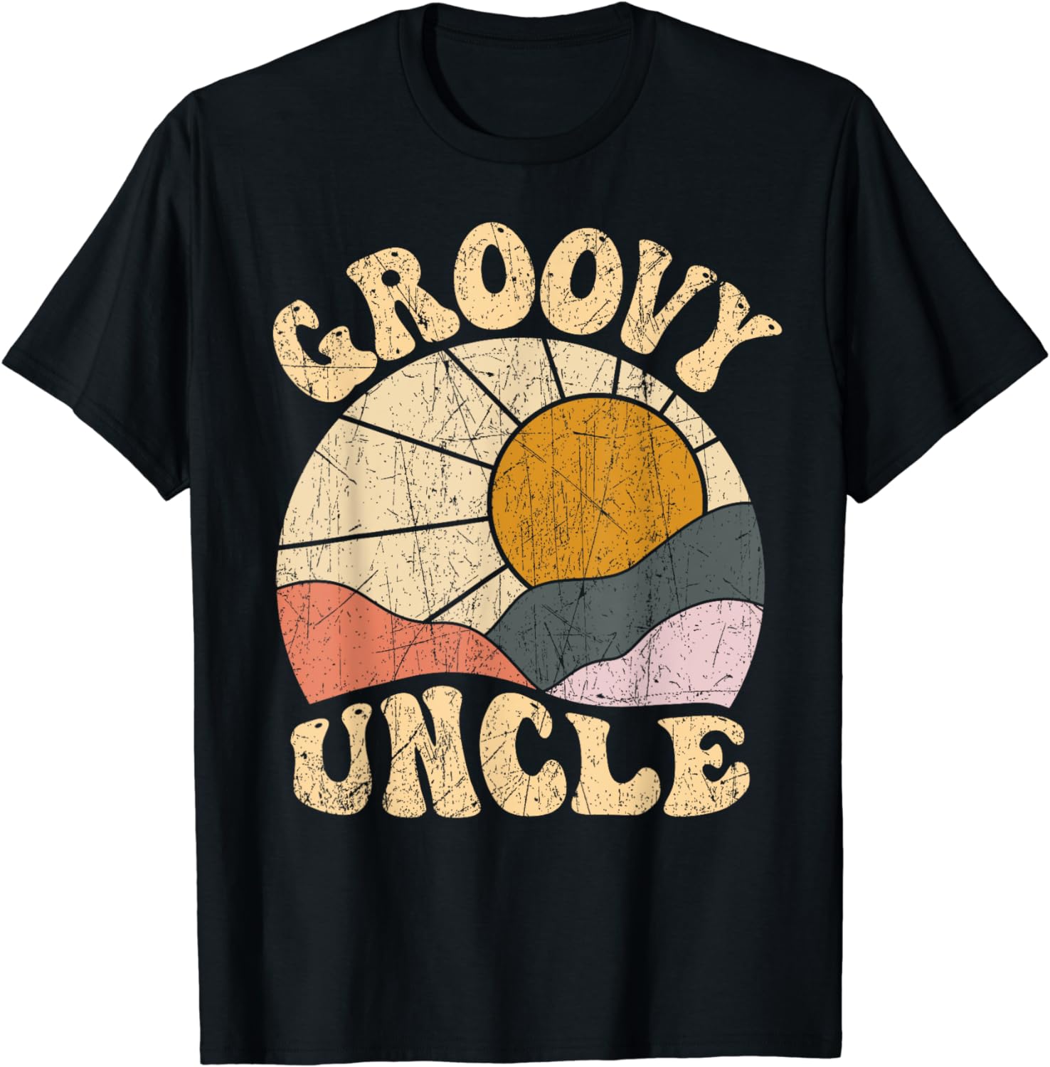 Groovy Uncle 70s Aesthetic Nostalgia 1970's Retro Uncle Funny Creative ...