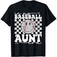 Groovy Vintage In My Baseball Aunt Era Baseball Aunt Auntie TShirt