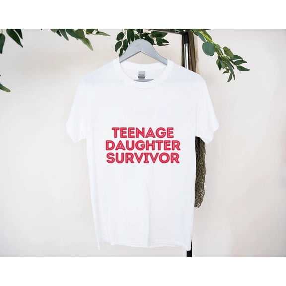 Groovy Y2K Daughter T-Shirt With Bold Retro Dad Quote, for men & women, up to size 5XL