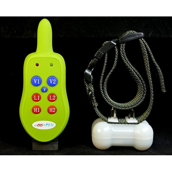 Groovypets 1-Dog All Rechargeable Remote Dog Training Collar Systems:Rechargeable Dog Collar No Bark Remote Obedience Training Shock Collar System
