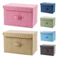 thumbnail image 1 of Grooy Foldable Cube Storage Bins with Lids and Handle, Large Fabric Storage Basket Organizer Containers, 1 of 4