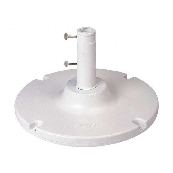 Grosfillex 35lb Table Umbrella Base, White US600604